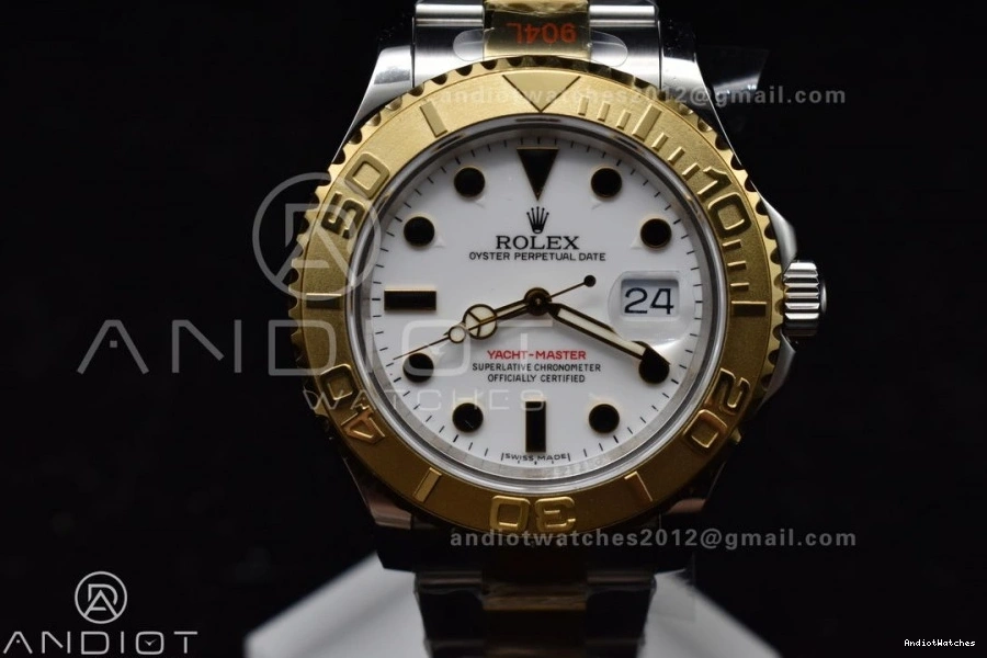 GMF Reliable on Best White Plated SS 1202 Dial YG 116623 YG Edition Yacht-Master Bracelet SA 0921